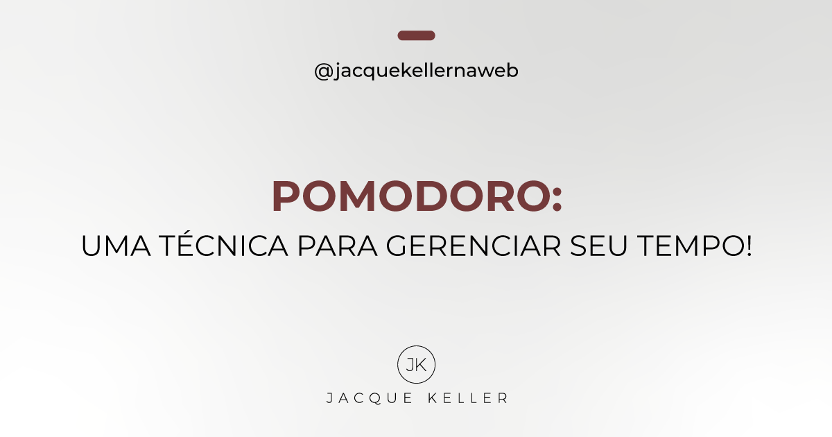 Pomodoro: uma técnica para gerenciar seu tempo